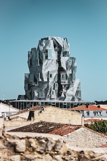 gray concrete building Arles Provence