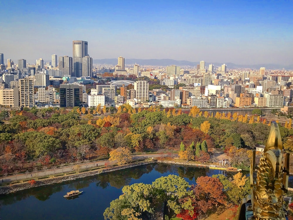 aerial view of city buildings during daytime