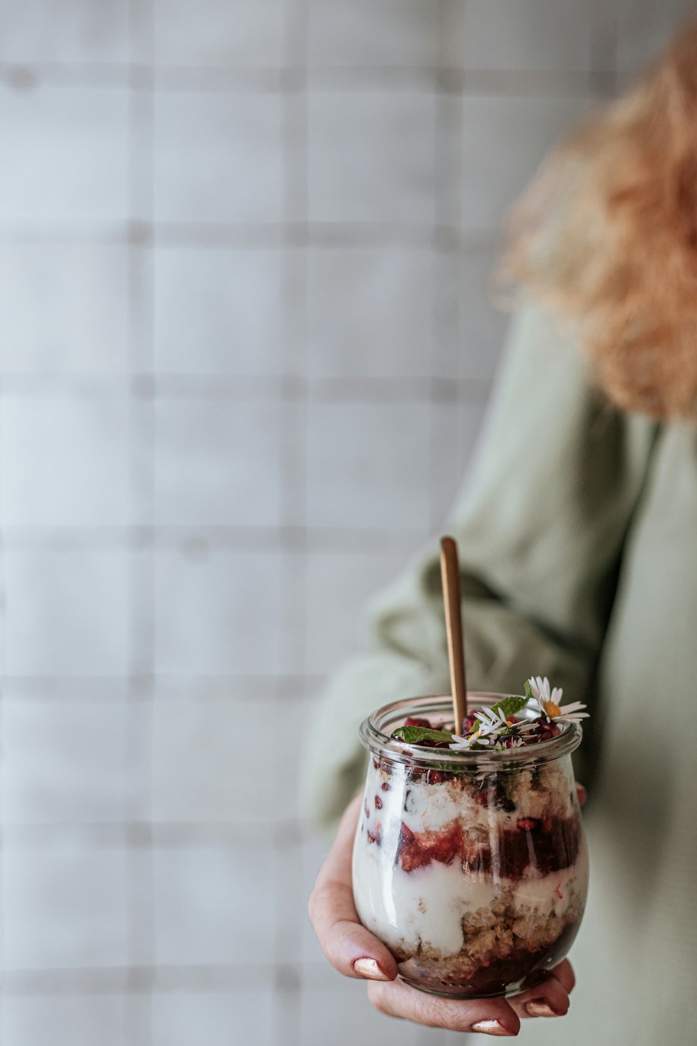 clear glass jar with red liquid