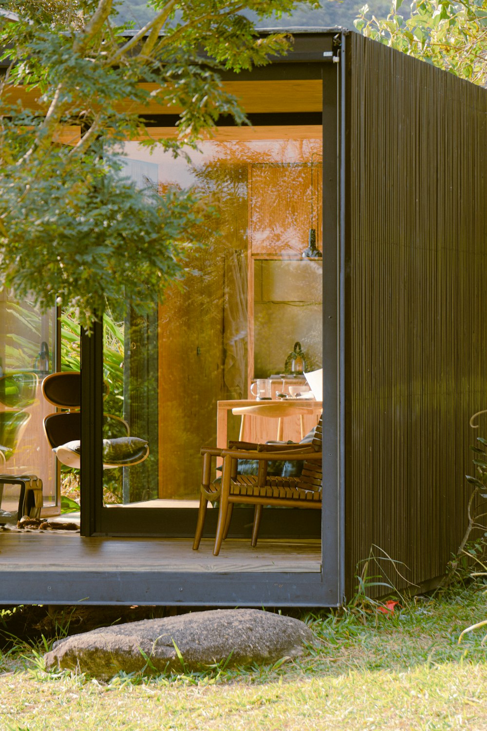 brown wooden table and chairs