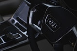 Close-up of Audi A4 Avant’s dashboard highlighting modern features.