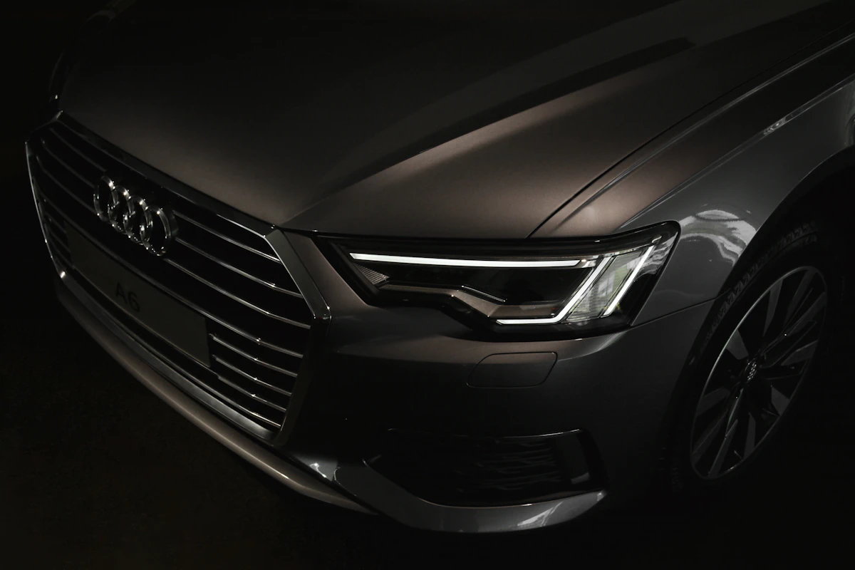 Black Audi Q7 luxury SUV