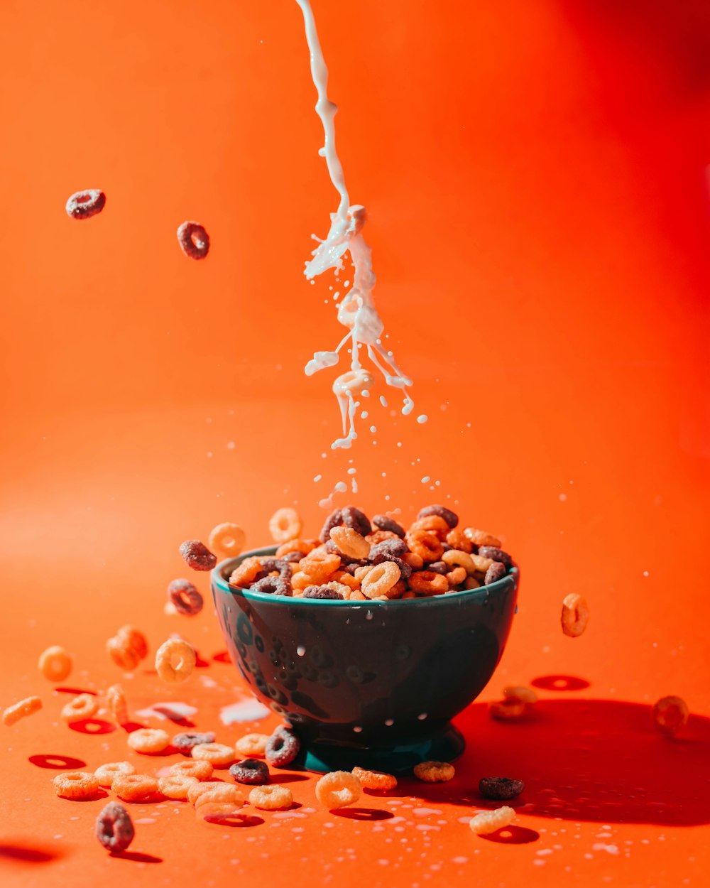 brown ceramic bowl with brown and white beans