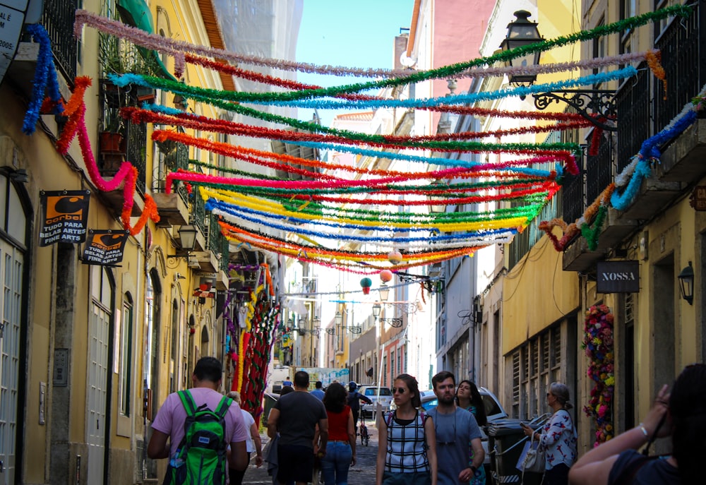 people walking on street during daytime