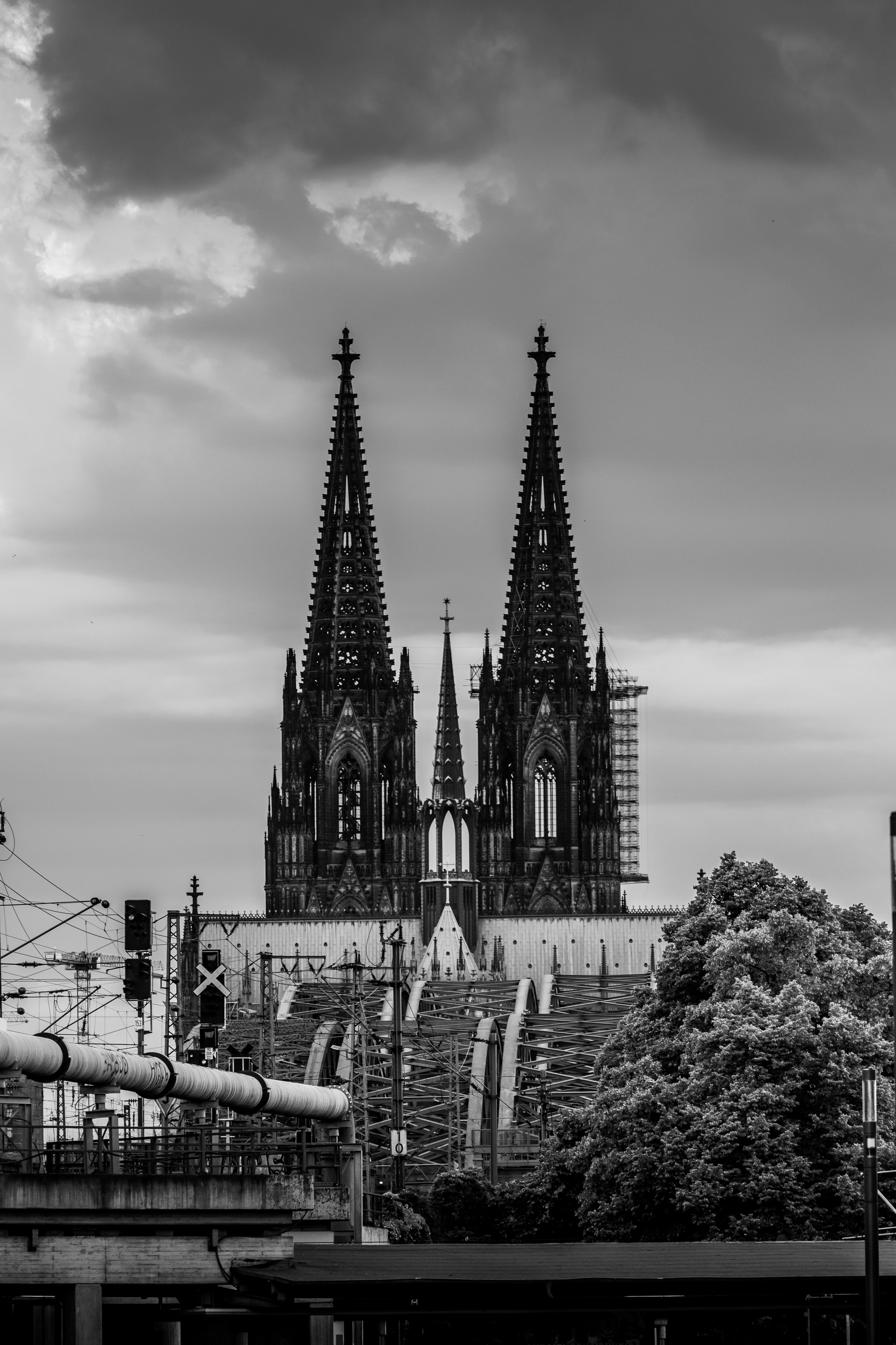 A man applying cologne