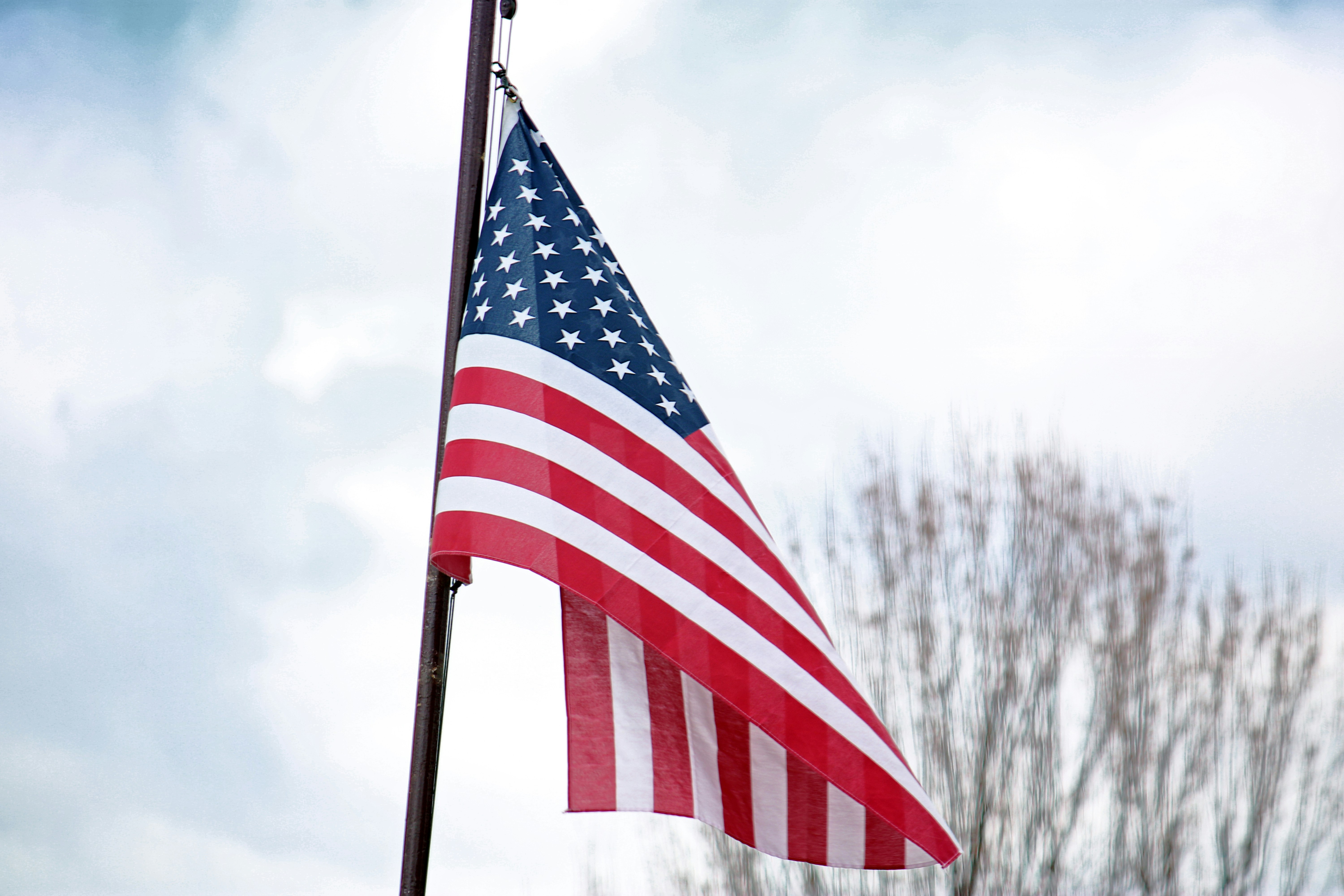 Notice board in the USA for immigrants