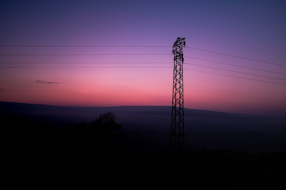 silhouette of trees during sunset