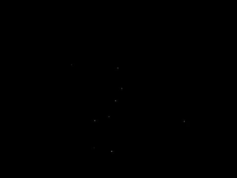 Close-up of a user rating screen with gold stars glowing against a black background.