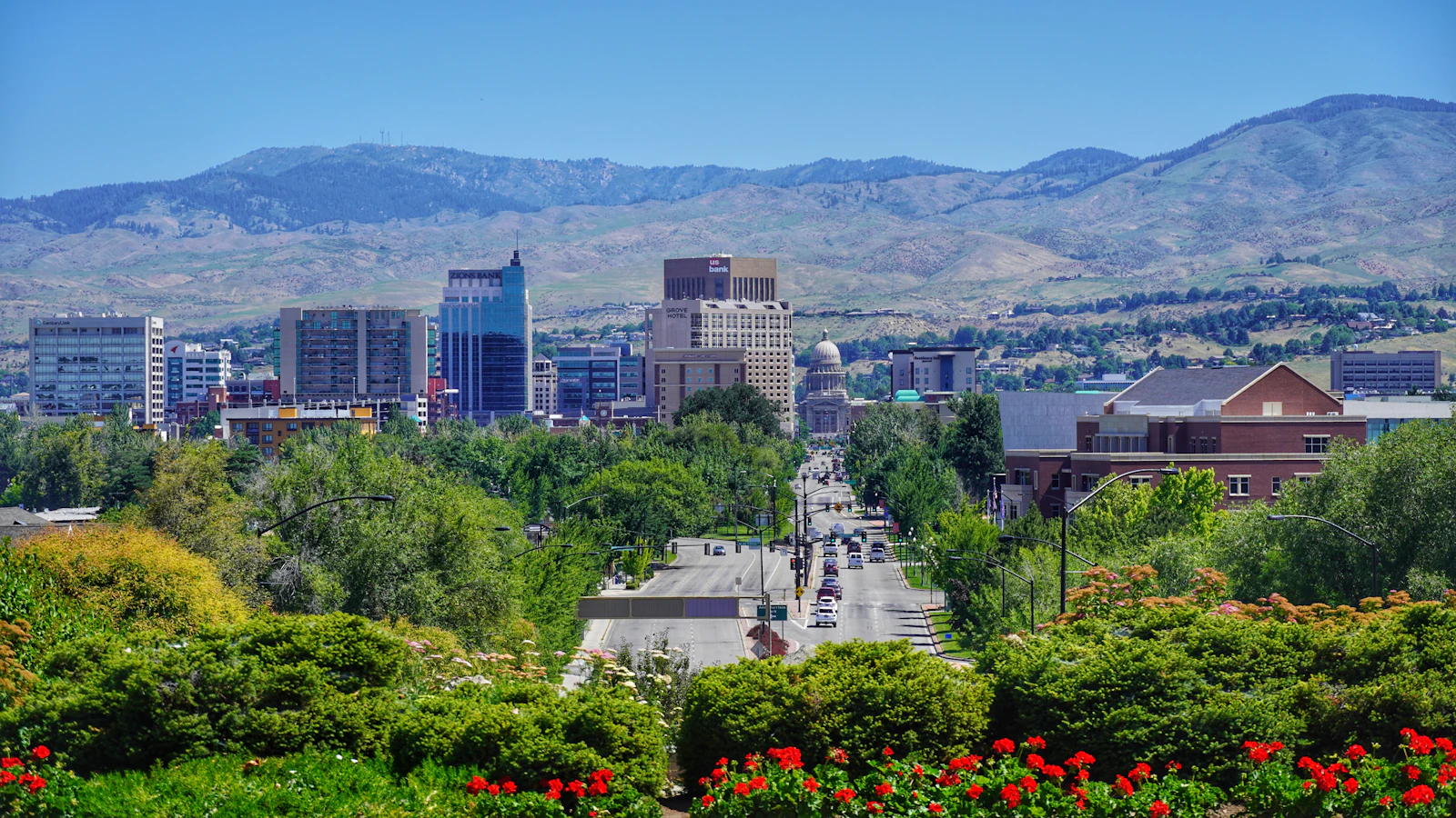 Downtown Boise, Idaho skyline