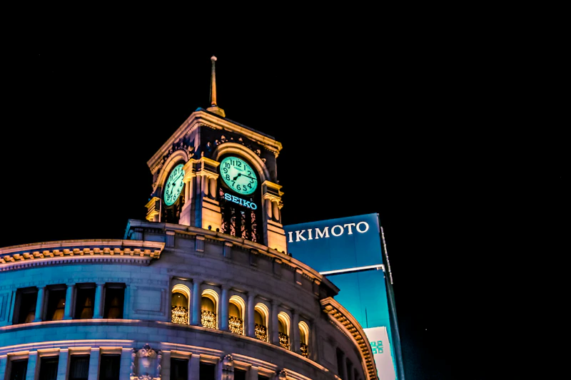 Tokyo Ginza luxury shopping