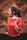 woman in red crew neck shirt