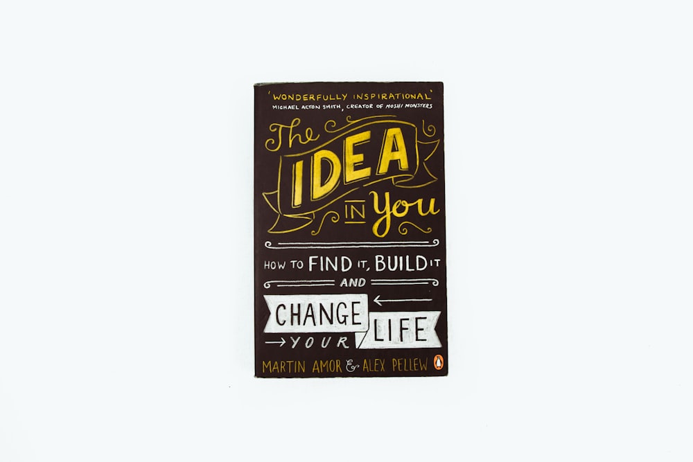 the idea is for you book on a white background