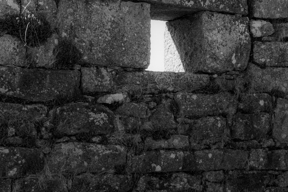 gray brick wall during daytime