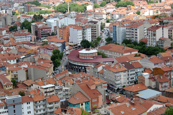 aerial view of city buildings during daytime