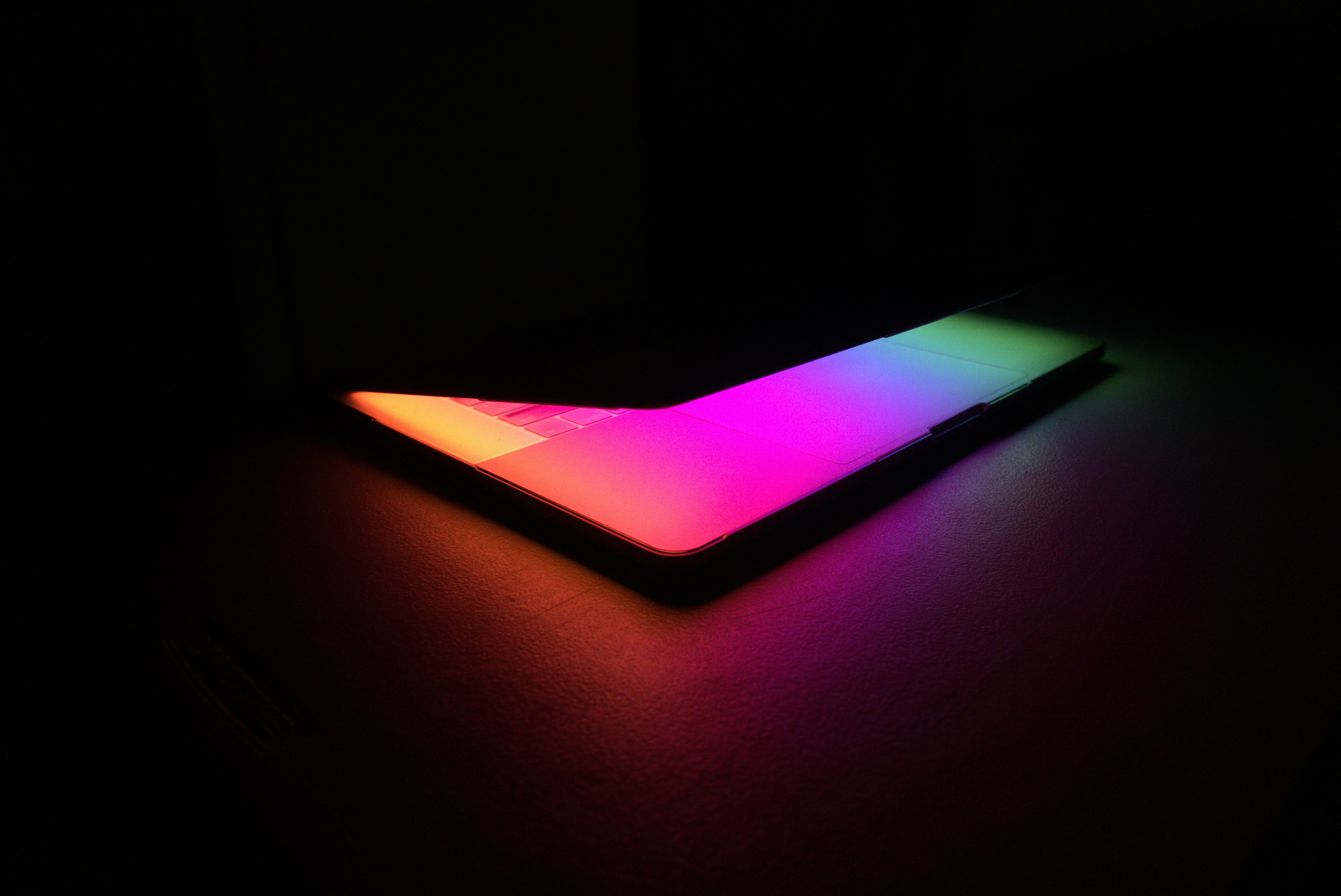 a cell phone lit up in the dark