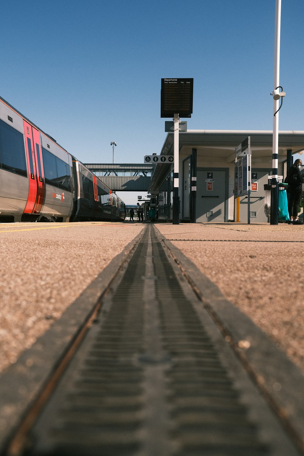 white red and blue train