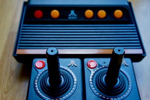 black and gray audio mixer