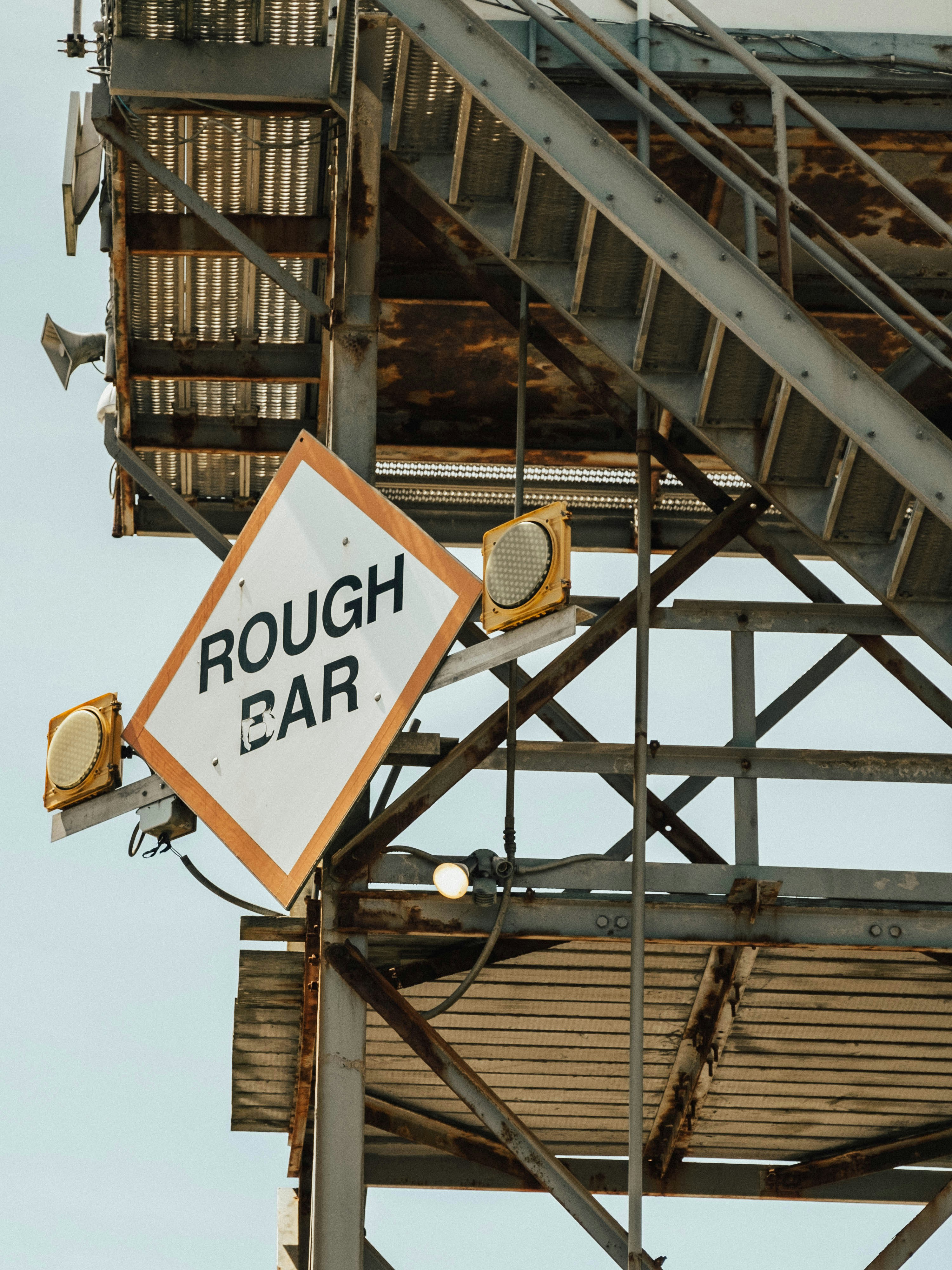 white and black wooden signage