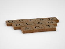 brown wooden letter t-embossed decor