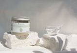 A serene image of volcanic clay and minerals used in skincare.