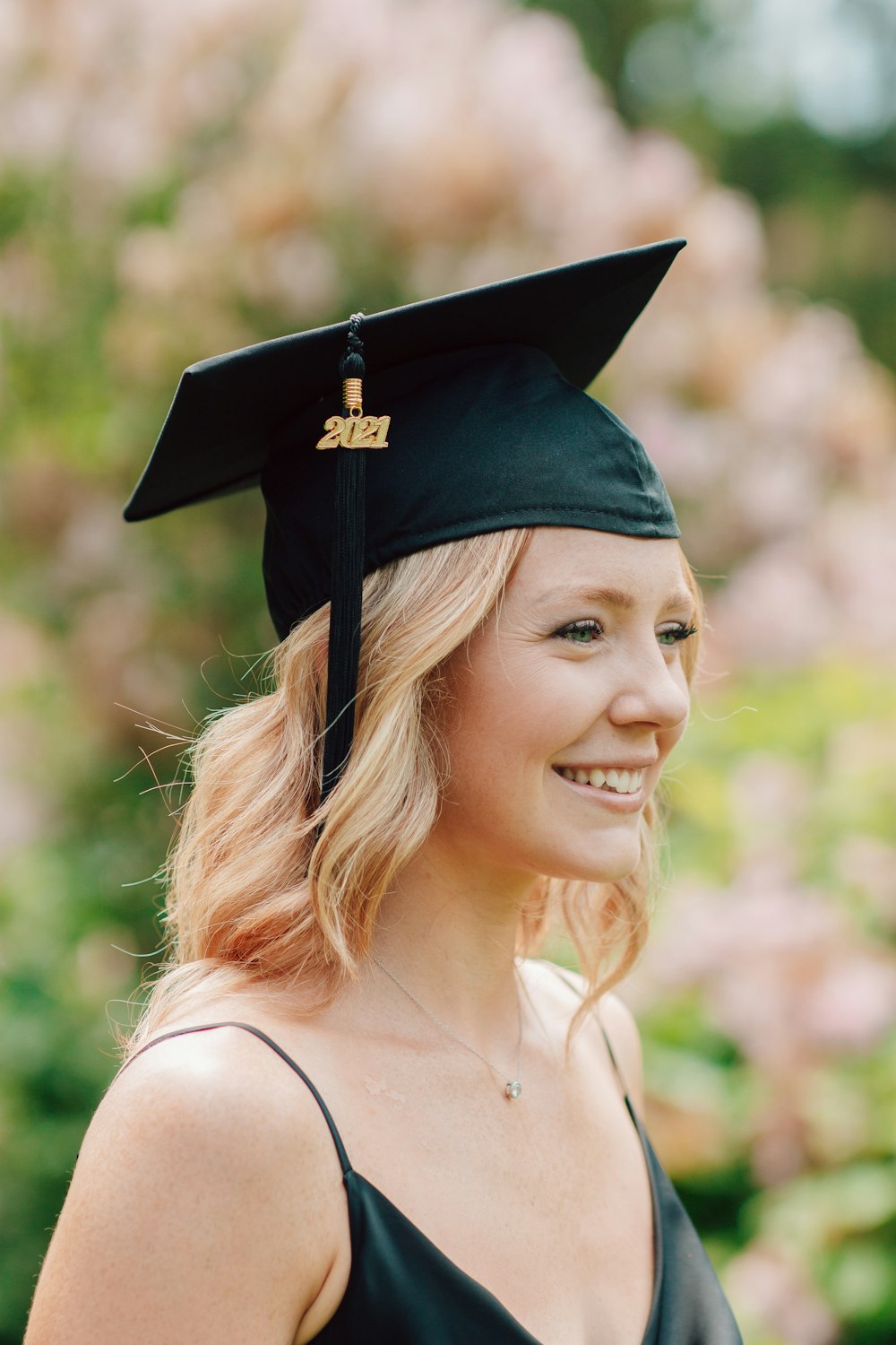 woman in black academic dress