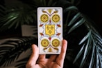 person holding jack of spade playing card