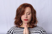 Woman practicing mindfulness meditation to reduce stress