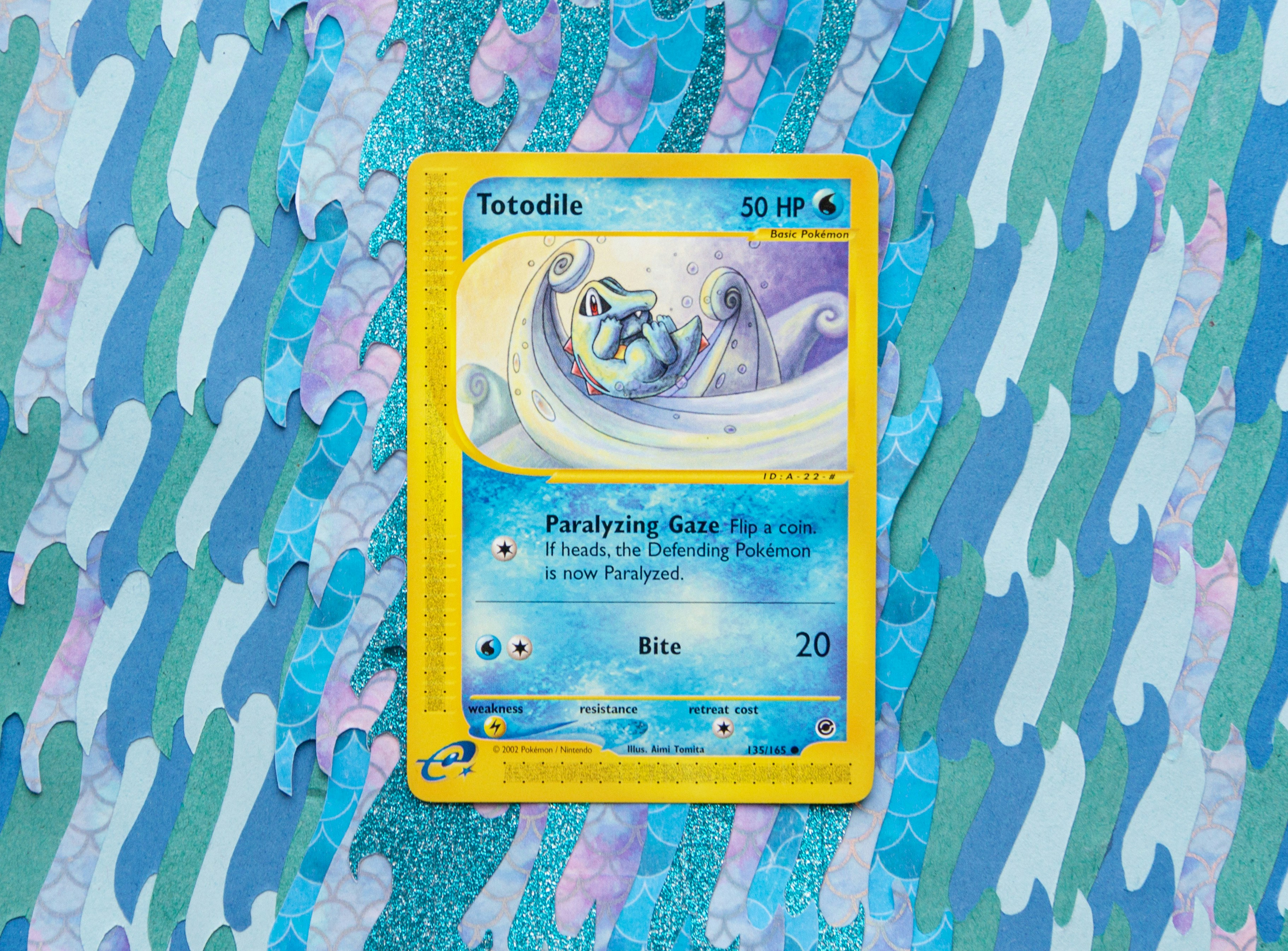 blue and black game card