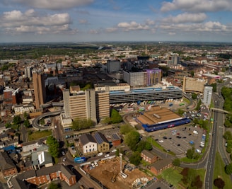 aerial view of city buildings during daytime