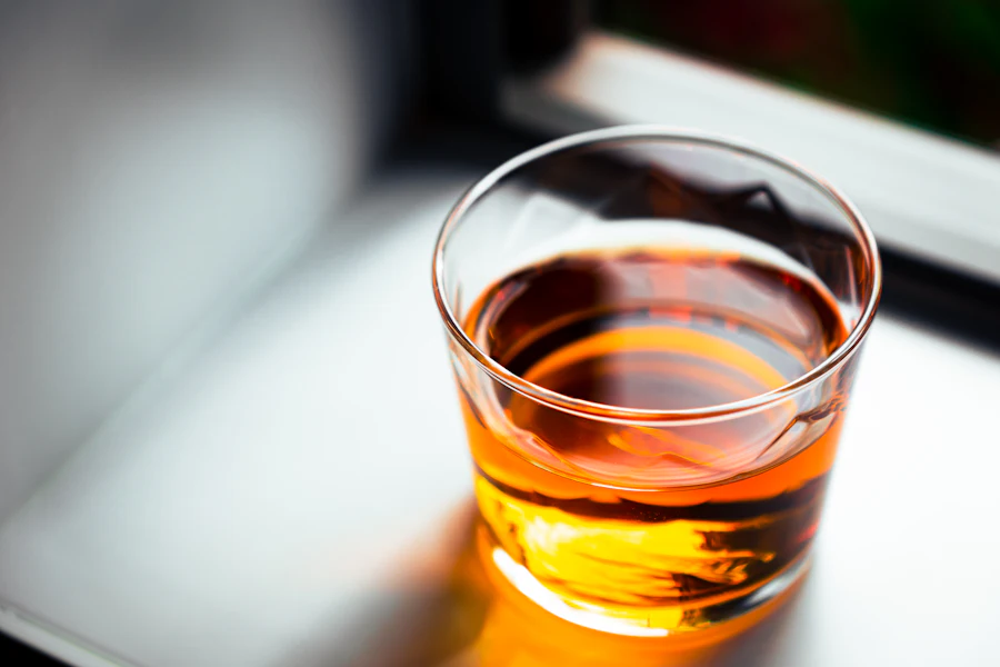Old Monk & hot water
