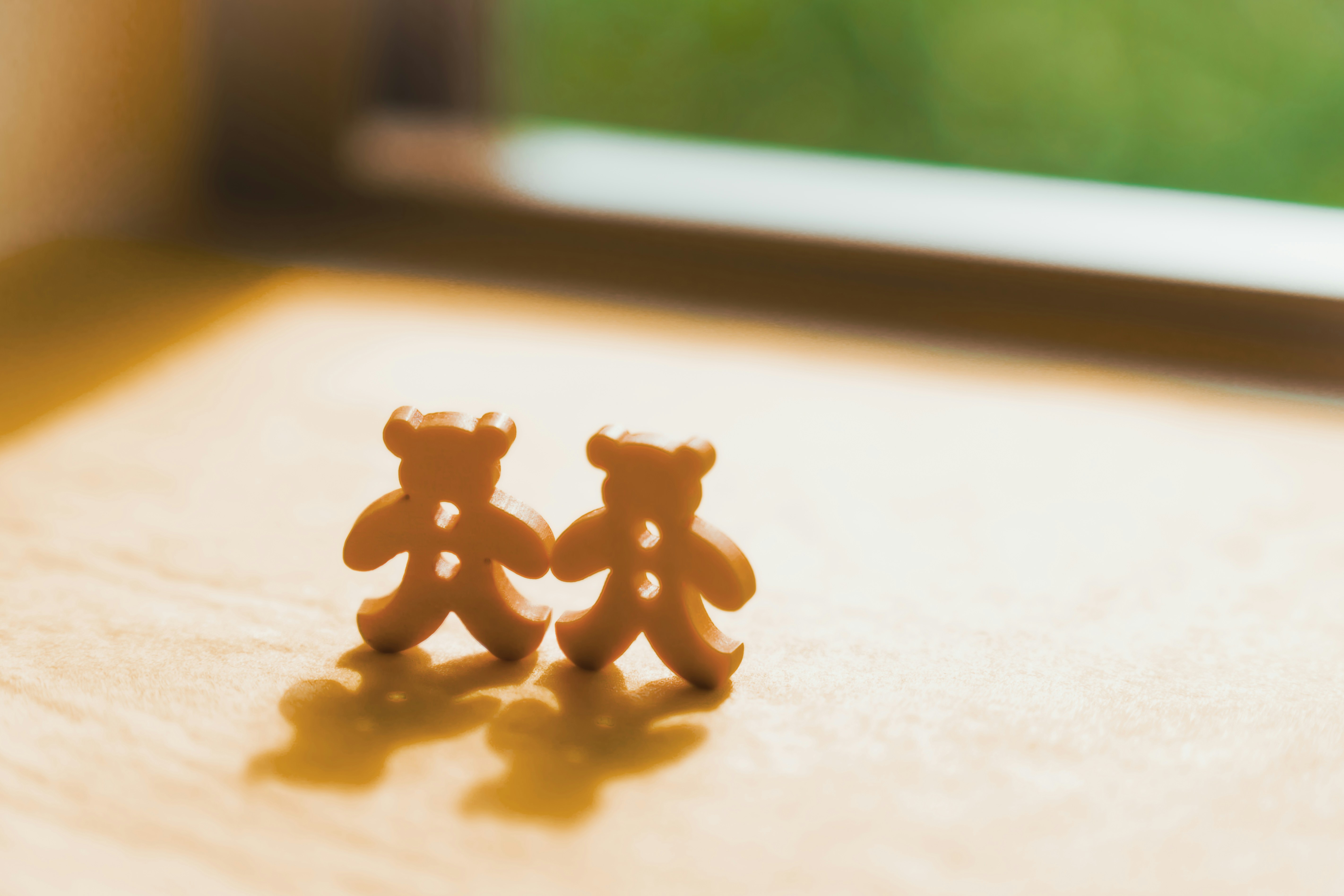 Tiny bear shaped figurines.