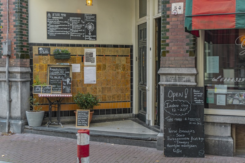 Historical coffee menu