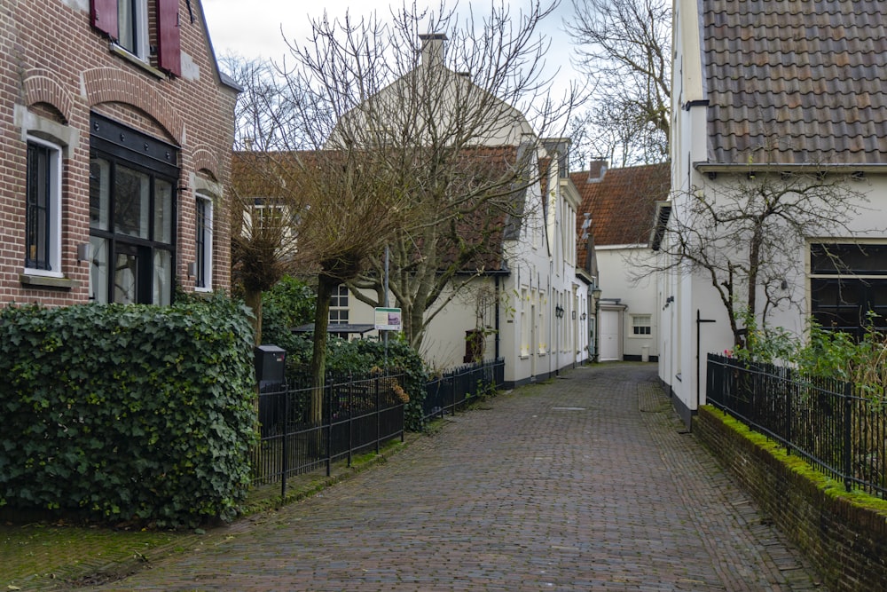 white and brown concrete house