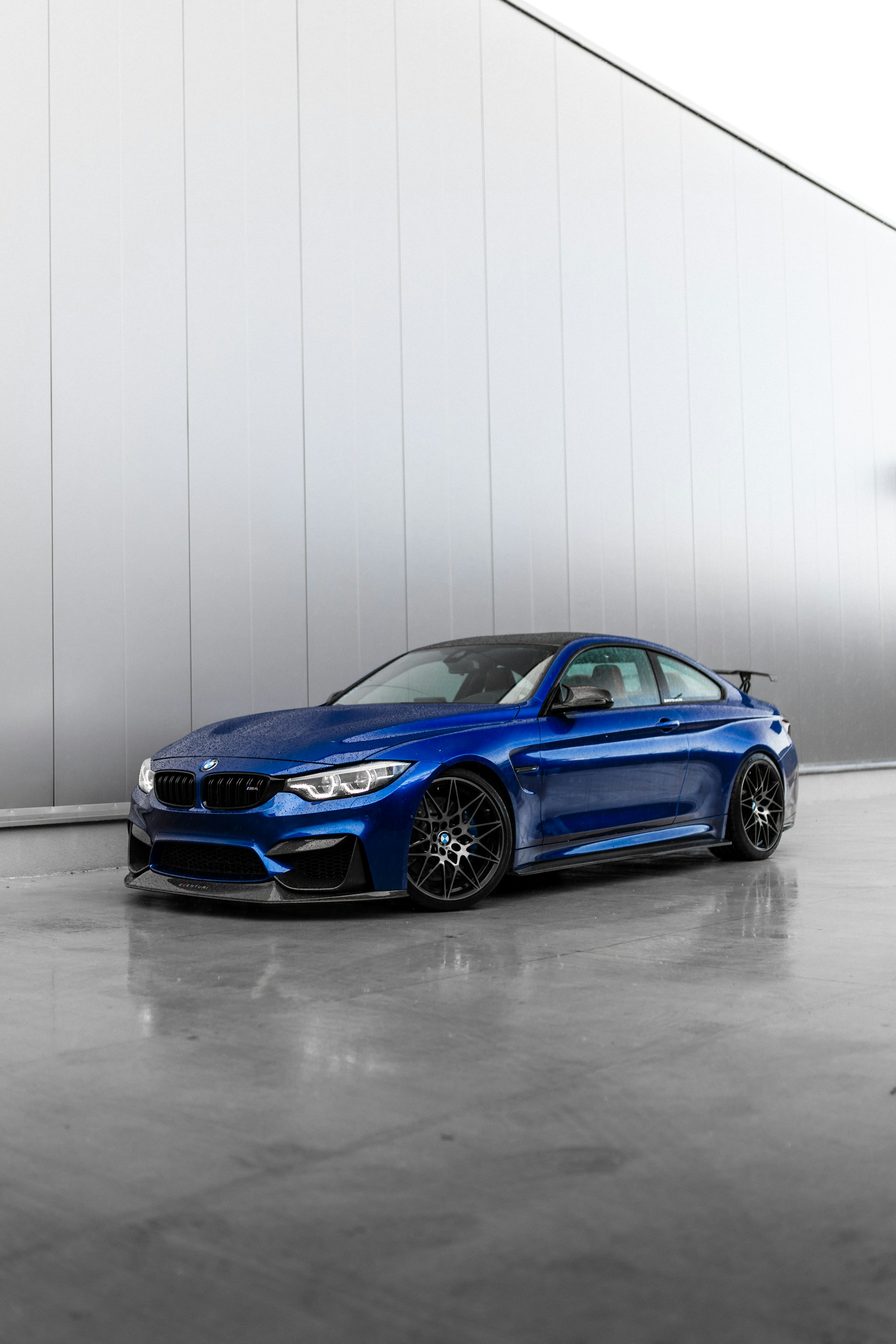 blue bmw m 3 coupe