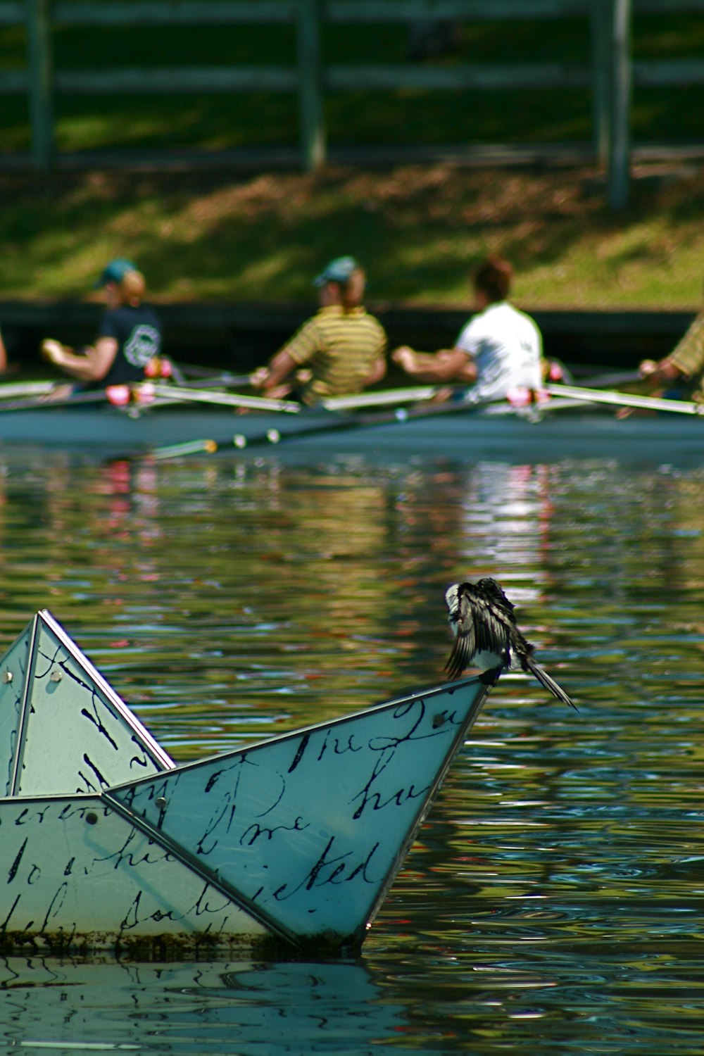 man and woman riding on boat during daytime