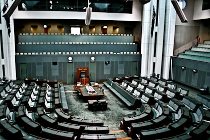 black and brown chairs inside building