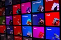 black flat screen computer monitor