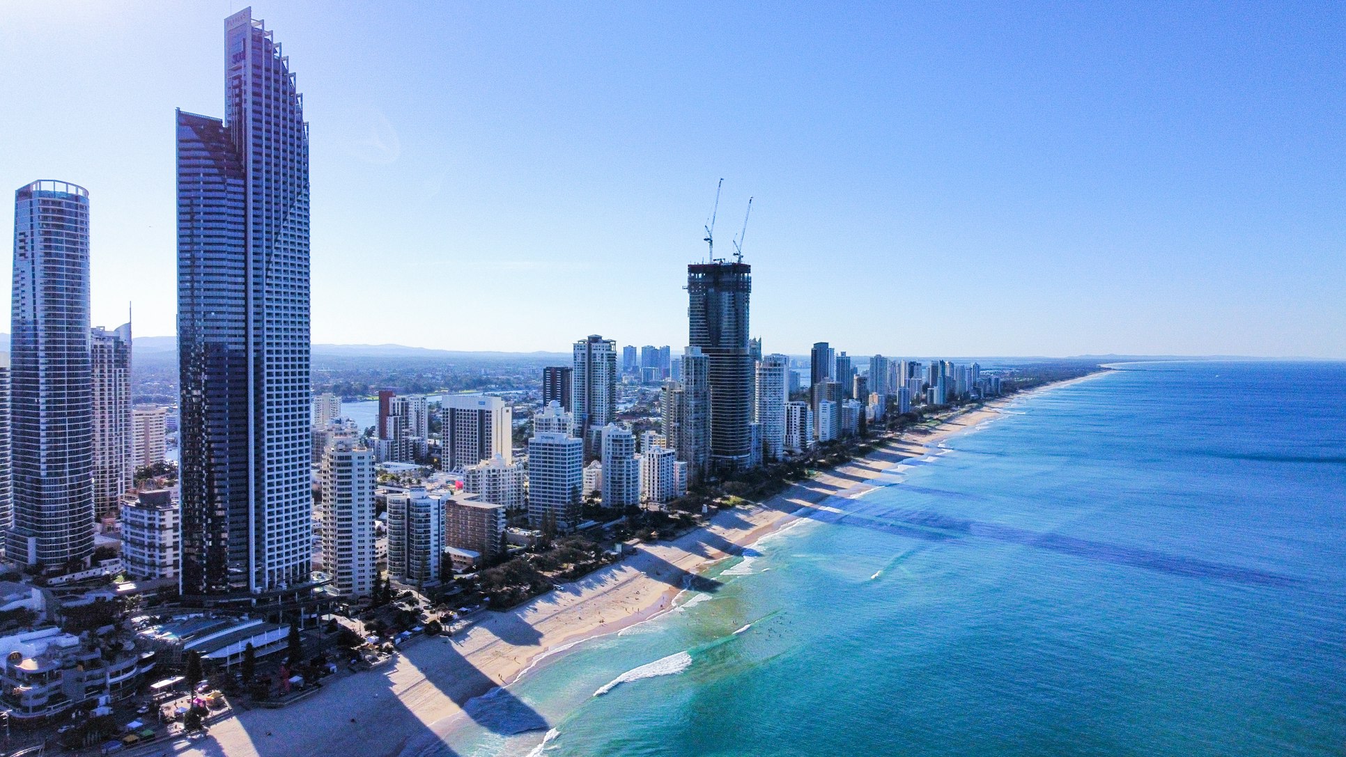 Surfers Paradise Beach Gold Coast Queensland high-rise skyline