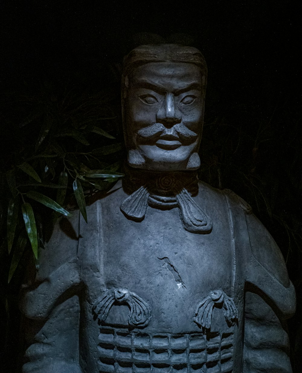 a statue of a man with a beard and mustache