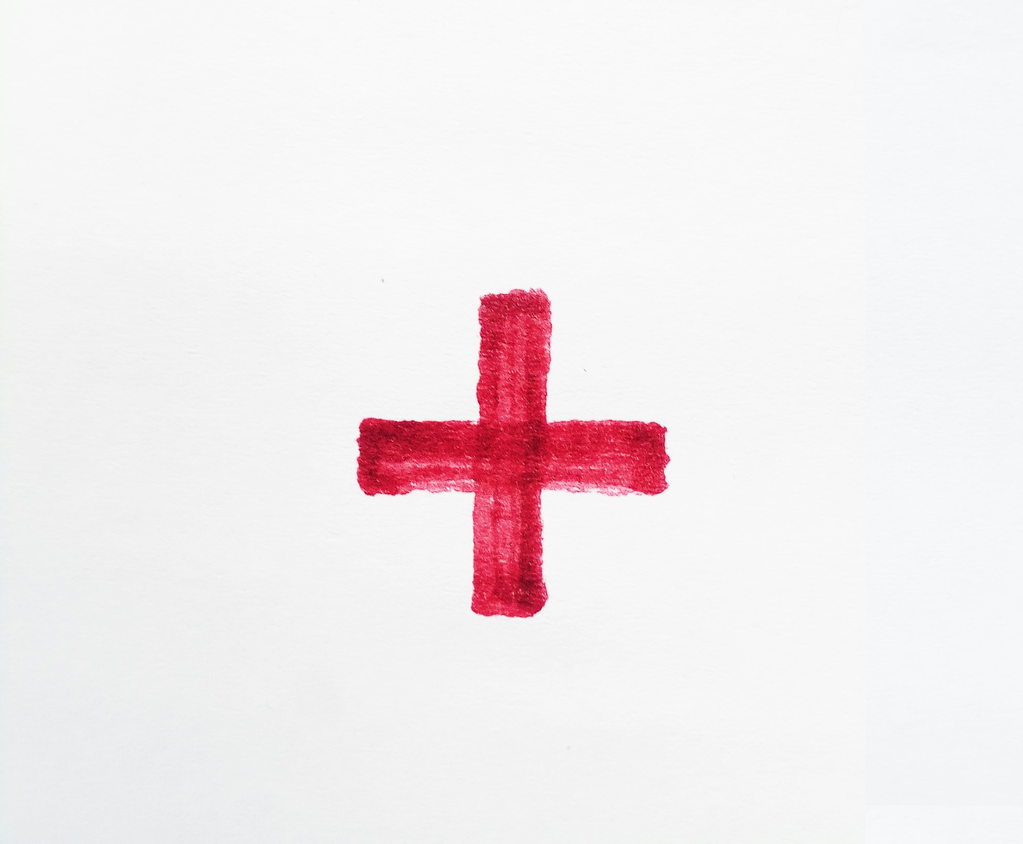 Red upright cross