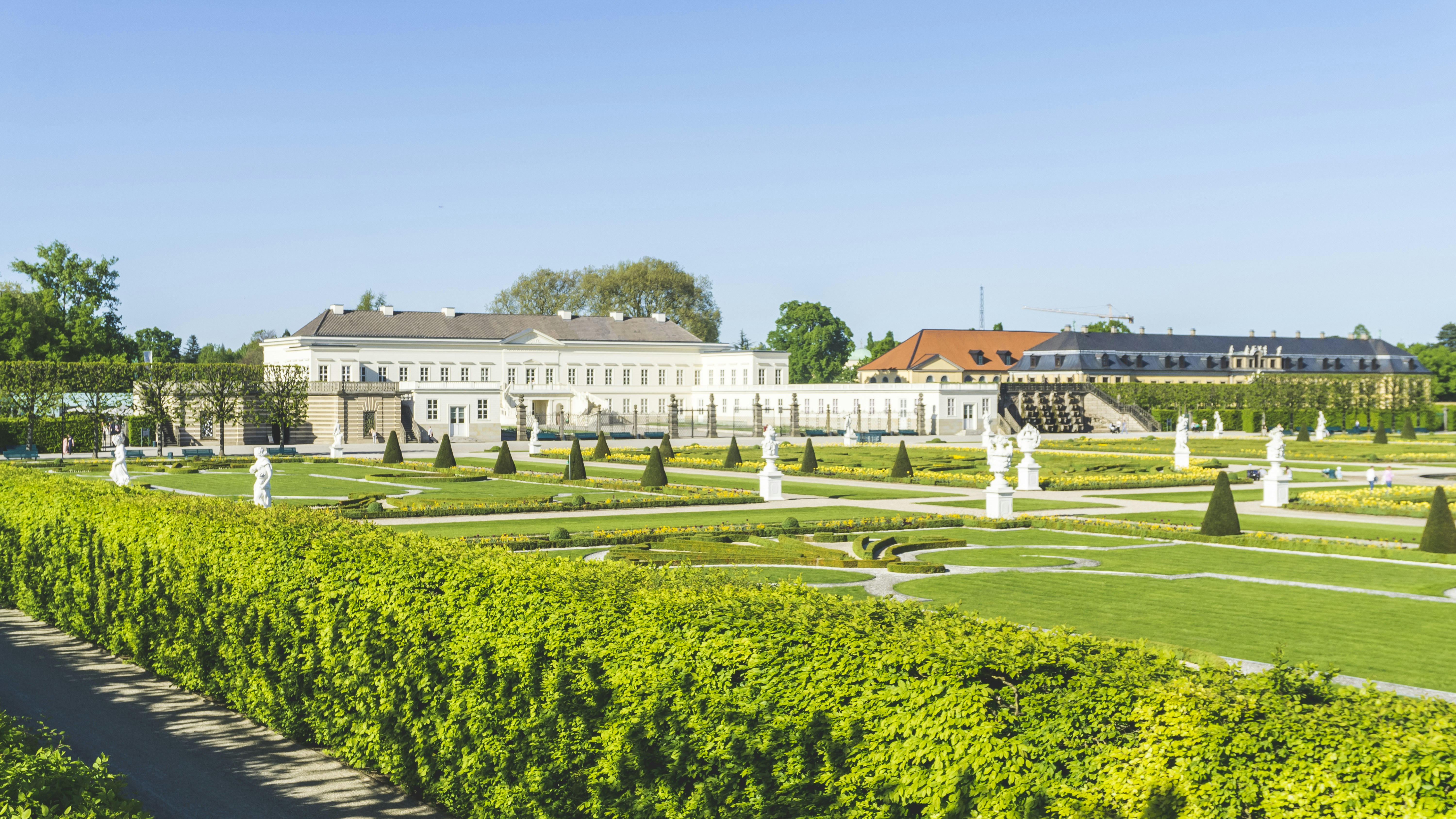 Hannover Herrenhausen. Herrenhäuser Gärten