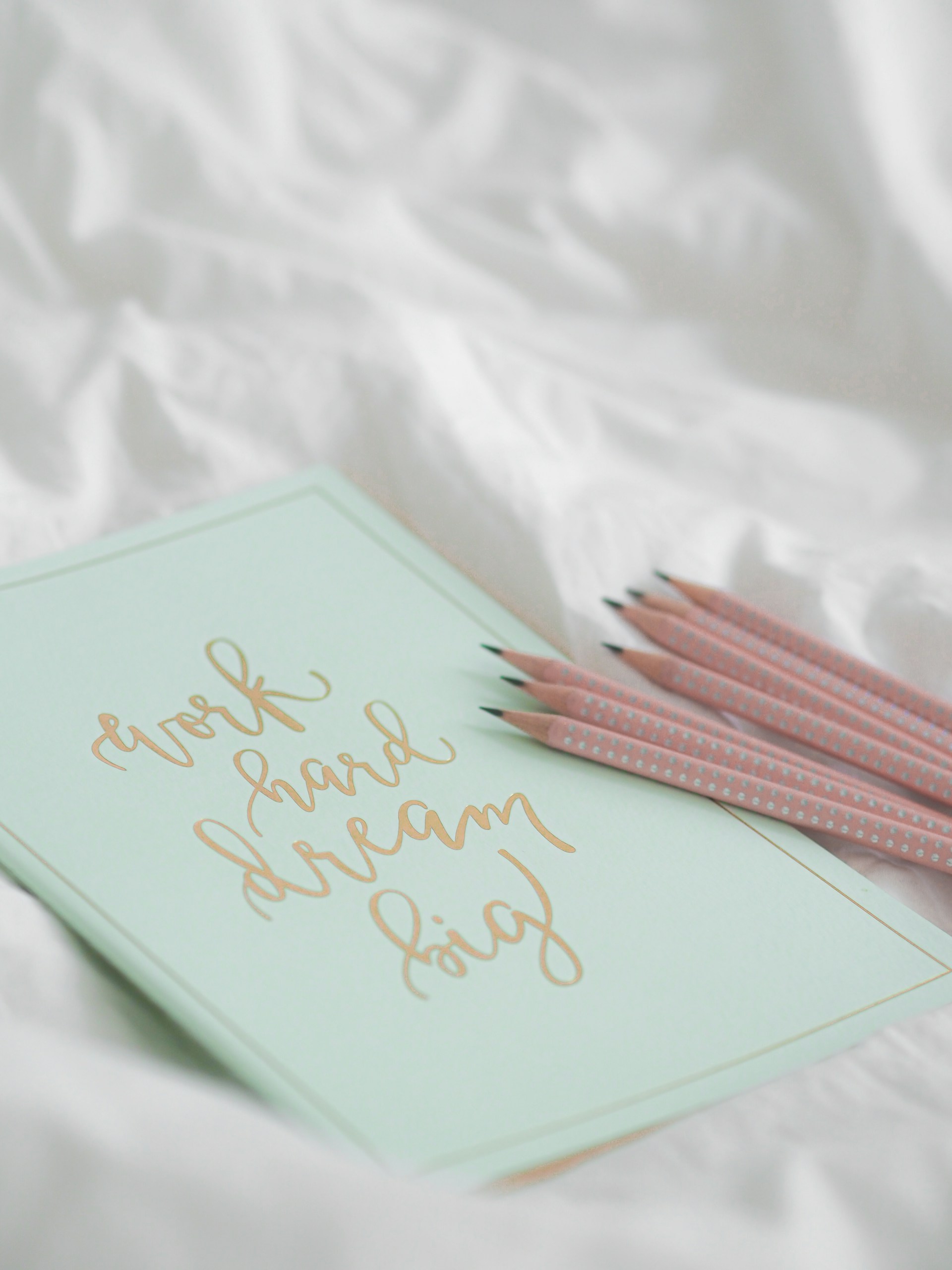 happy birthday greeting card on white textile