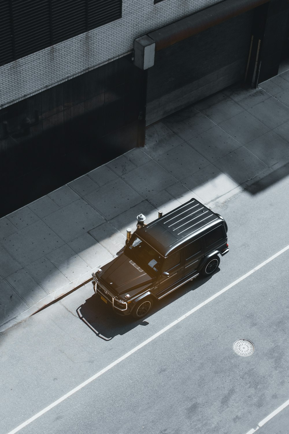 brown truck toy on gray concrete floor