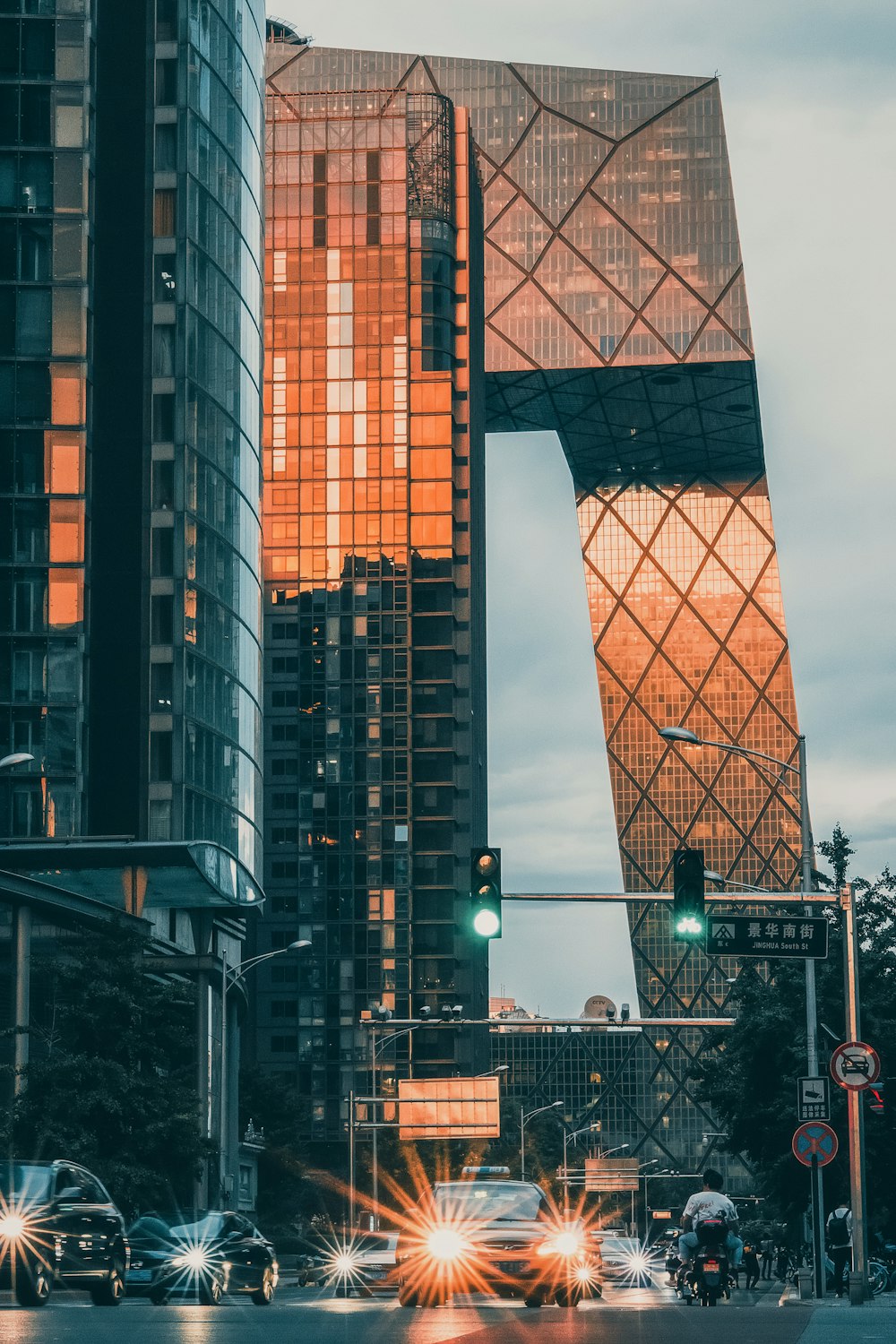 brown and black high rise building