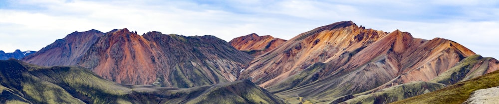 a group of mountains that are next to each other