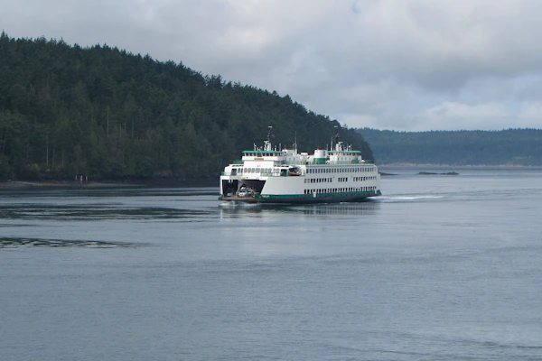 Ferry on Puget Sound waters