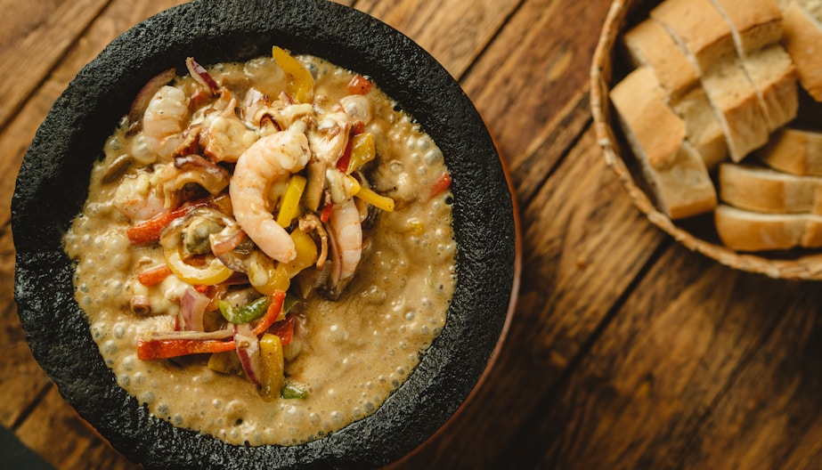 a Brasilian bowl of hot fresh seafood