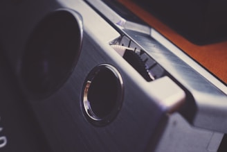 Detailed view of a complex metal piece finished with smooth edges and intricate design