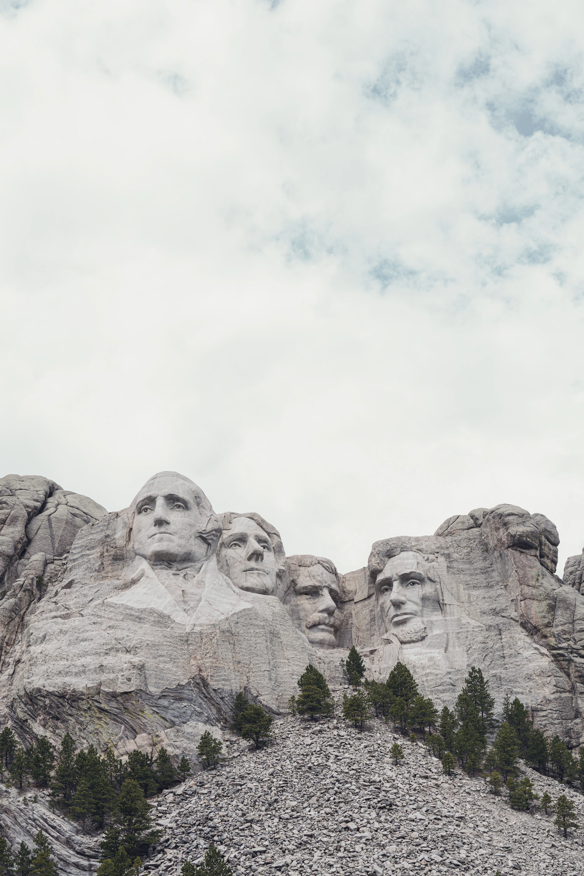 a group of presidents carved into the side of a mountain