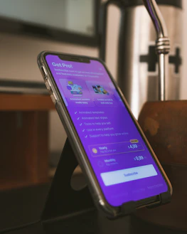 User-friendly mobile app screen displaying simple subscription options with transparent pricing.